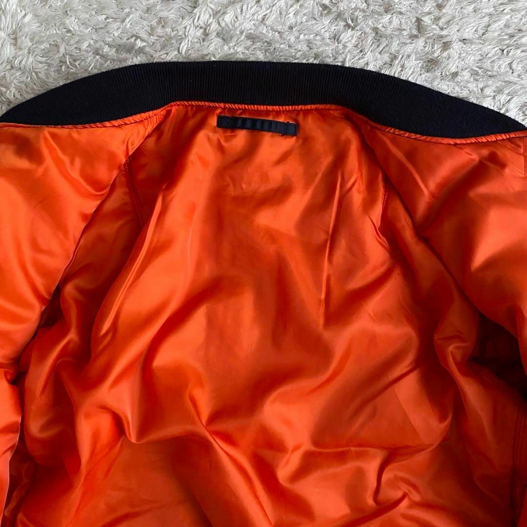 ☆極美品 AVIREX MA-1 フライトジャケット 縦ステッチ 紺 2XL ☆極美品 AVIREX MA-1 フライトジャケット 縦ステッチ 紺 2XL