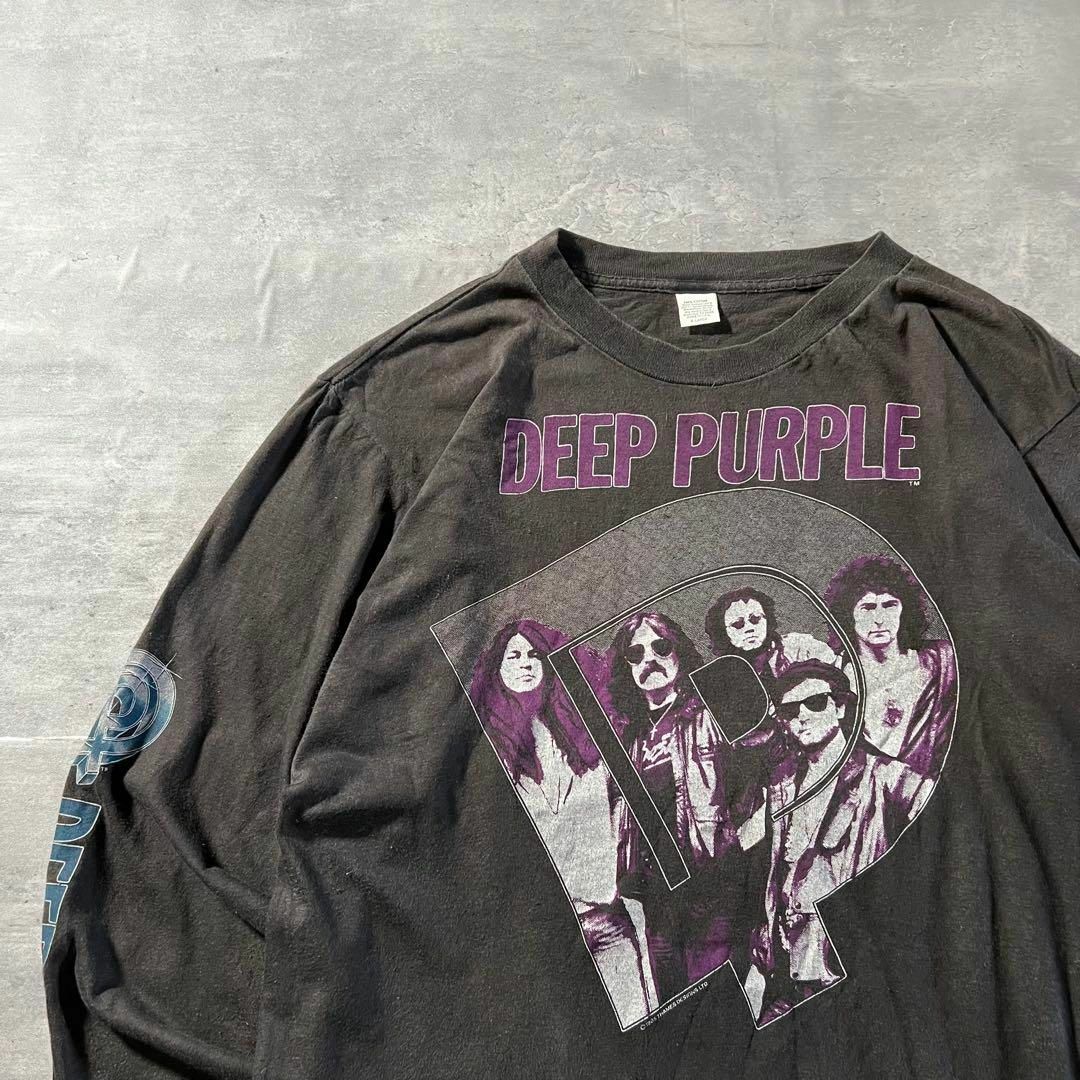 usa製、バンドTシャツ】DEEP PURPLEロンTシングル80sツアーT usa製、バンドTシャツ】DEEP PURPLEロンTシングル80sツアーT