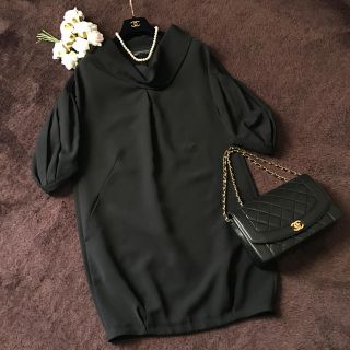 ザラ(ZARA)の新品ZARAbasic ブラックフォーマル 冠婚葬祭 卒業 入学 ワンピース♡(ひざ丈ワンピース)