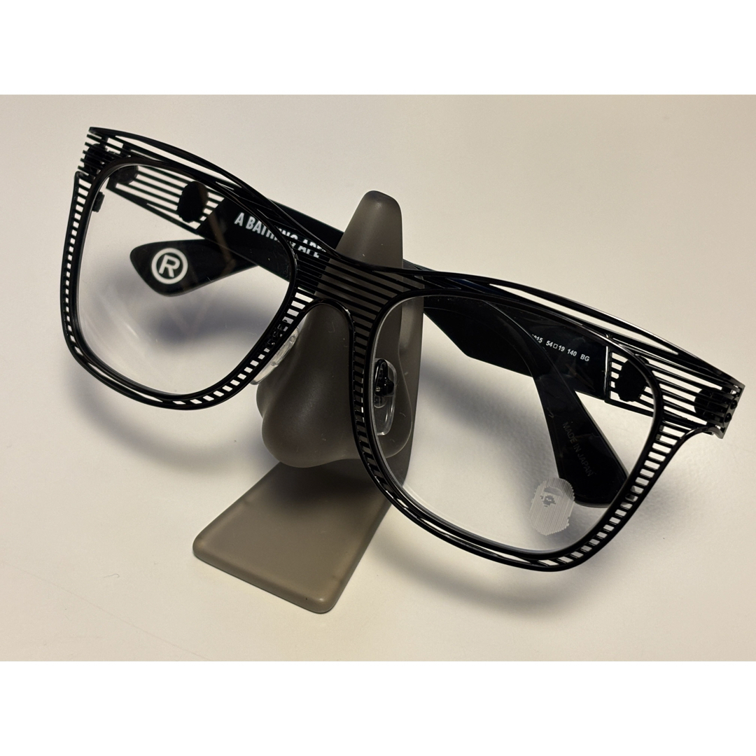 A BATHING APE - エイプ/限定/BAPE/メガネ/スケルトン/ブラック A BATHING APE - エイプ/限定/BAPE/メガネ/スケルトン/ブラック