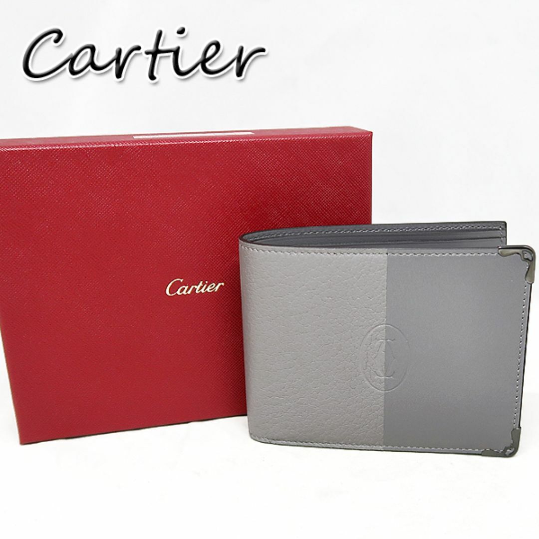 D2693 未使用 カルティエ マスト レザー 二つ折り財布 D2693 未使用 カルティエ マスト レザー 二つ折り財布