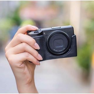 新品 本革カメラケース RICOH リコー GR3/GRⅢ/G3X用(コンパクトデジタルカメラ)