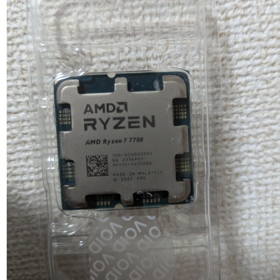 AMD Ryzen7 7700 動作品 AMD Ryzen7 7700 動作品
