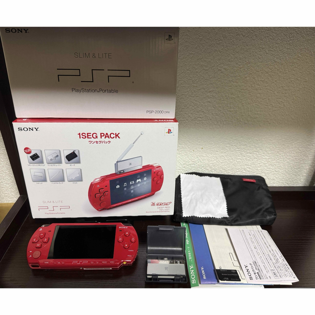 PSP-2000 本体 ディープレッド ワンセグパック PSP-2000 本体 ディープレッド ワンセグパック