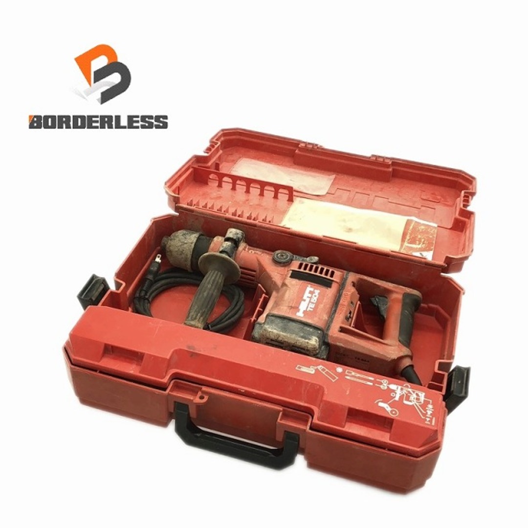 ☆中古品☆HILTI ヒルティ 100V 電動ハンマー TE504 ケース付 ☆中古品☆HILTI ヒルティ 100V 電動ハンマー TE504 ケース付