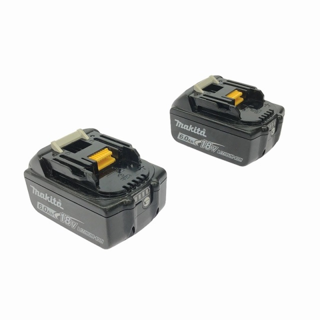 ☆品2個セット☆makita マキタ 18V 6.0Ah 純正リチウムイオン ☆品2個セット☆makita マキタ 18V 6.0Ah 純正リチウムイオン