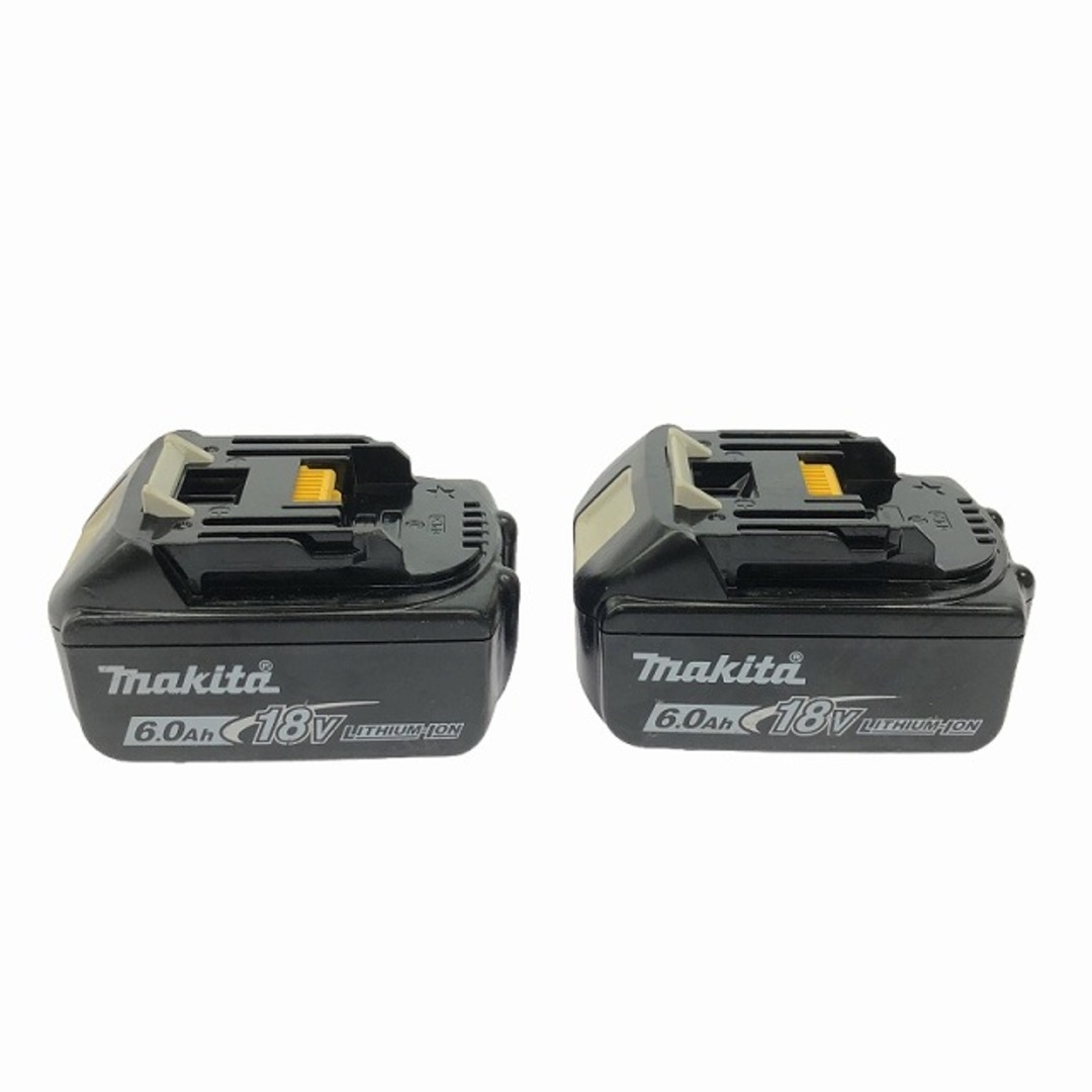 ☆品2個セット☆makita マキタ 18V 6.0Ah 純正リチウムイオン ☆品2個セット☆makita マキタ 18V 6.0Ah 純正リチウムイオン
