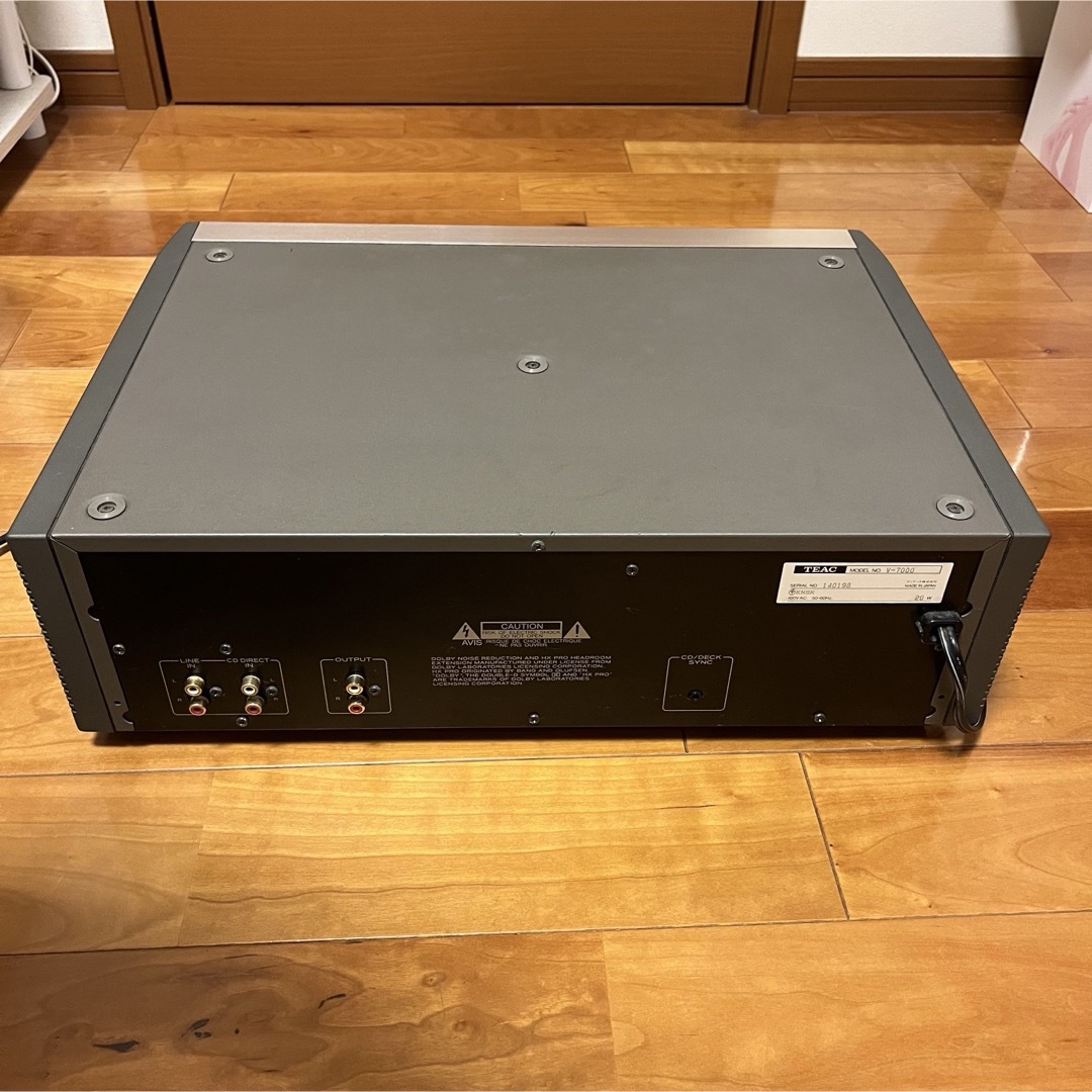 棚11.S114 TEAC ステレオカセットデッキ【V-7000】3WaySystem 棚11.S114 TEAC ステレオカセットデッキ【V-7000】3WaySystem