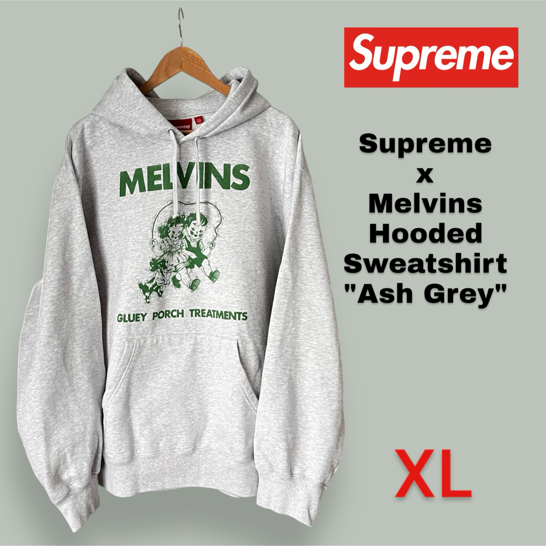 Supreme x Melvins フーディー パーカー XL Ash Grey Supreme x Melvins フーディー パーカー XL Ash Grey