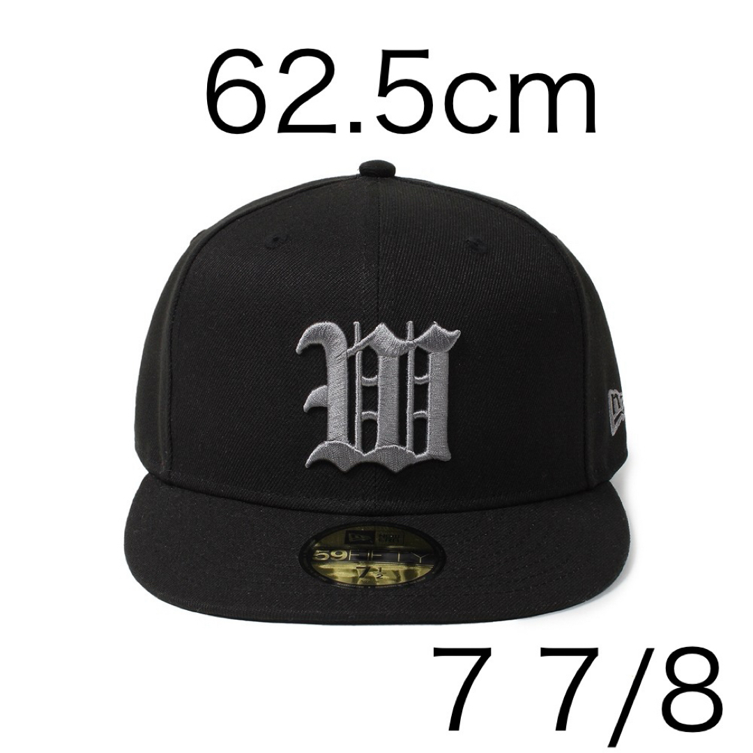 WACKO MARIA - 7 7/8 wackomaria newera 59fifty 黒灰62.5cmの WACKO MARIA - 7 7/8 wackomaria newera 59fifty 黒灰62.5cmの