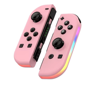 【最安値】Switch Joycon コントローラー 桃　ピンク(その他)