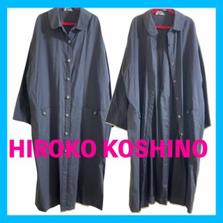 ヒロココシノ(HIROKO KOSHINO)のコシノヒロコ コート コクーン トレンチコート レインコート トレンチコート(ロングコート)