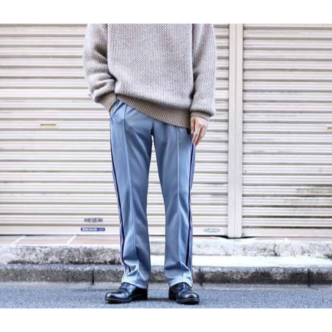 ニードルス needles トラックパンツ トラックジャージ 22ss 水色 m ニードルス needles トラックパンツ トラックジャージ 22ss 水色 m