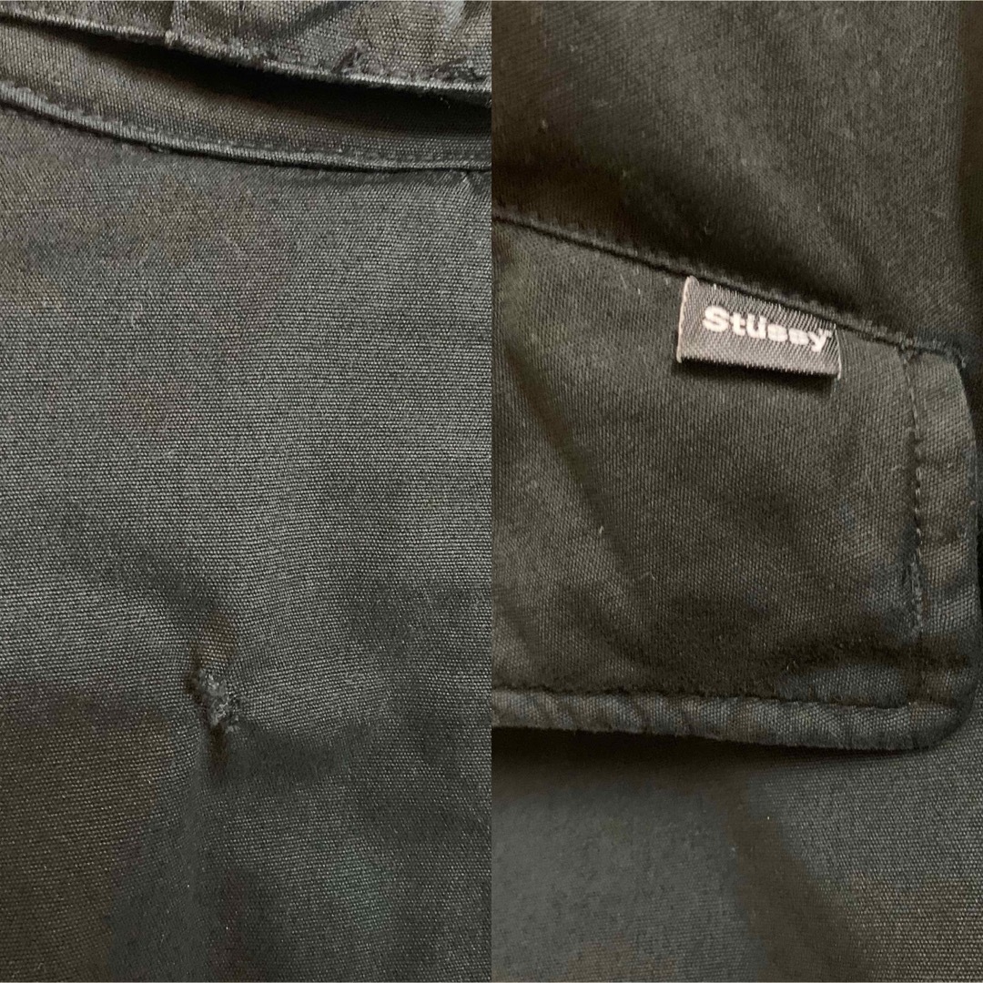 STUSSY - STUSSY 90s AUTHENTIC OUTER GEAR モッズコート Lの STUSSY - STUSSY 90s AUTHENTIC OUTER GEAR モッズコート Lの