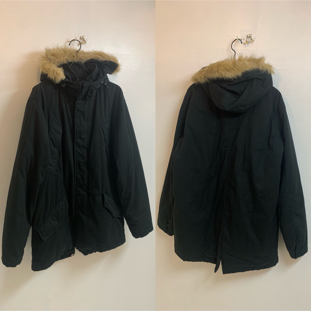 STUSSY - STUSSY 90s AUTHENTIC OUTER GEAR モッズコート Lの STUSSY - STUSSY 90s AUTHENTIC OUTER GEAR モッズコート Lの