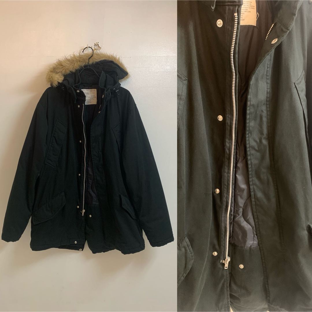 STUSSY - STUSSY 90s AUTHENTIC OUTER GEAR モッズコート Lの STUSSY - STUSSY 90s AUTHENTIC OUTER GEAR モッズコート Lの