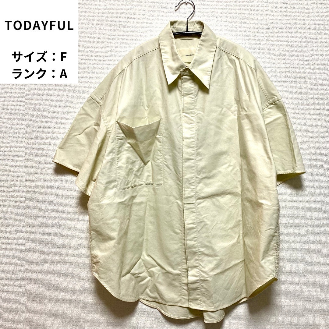 TODAYFUL 24SS ハーフスリーブオックスフォードシャツ サイズF TODAYFUL 24SS ハーフスリーブオックスフォードシャツ サイズF