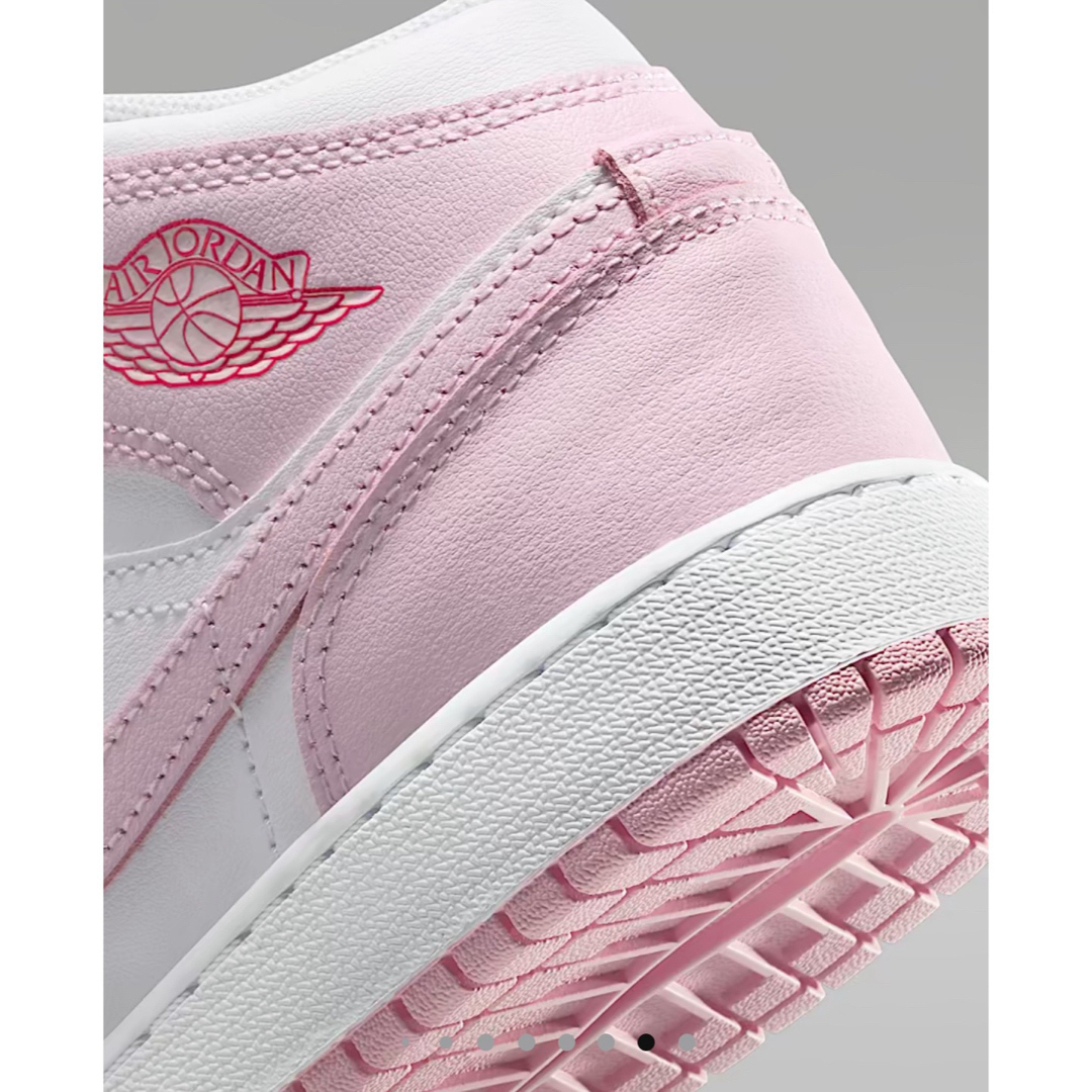 23.5cm【新品】NIKE GS AIR JORDAN 1 MID ピンク 23.5cm【新品】NIKE GS AIR JORDAN 1 MID ピンク