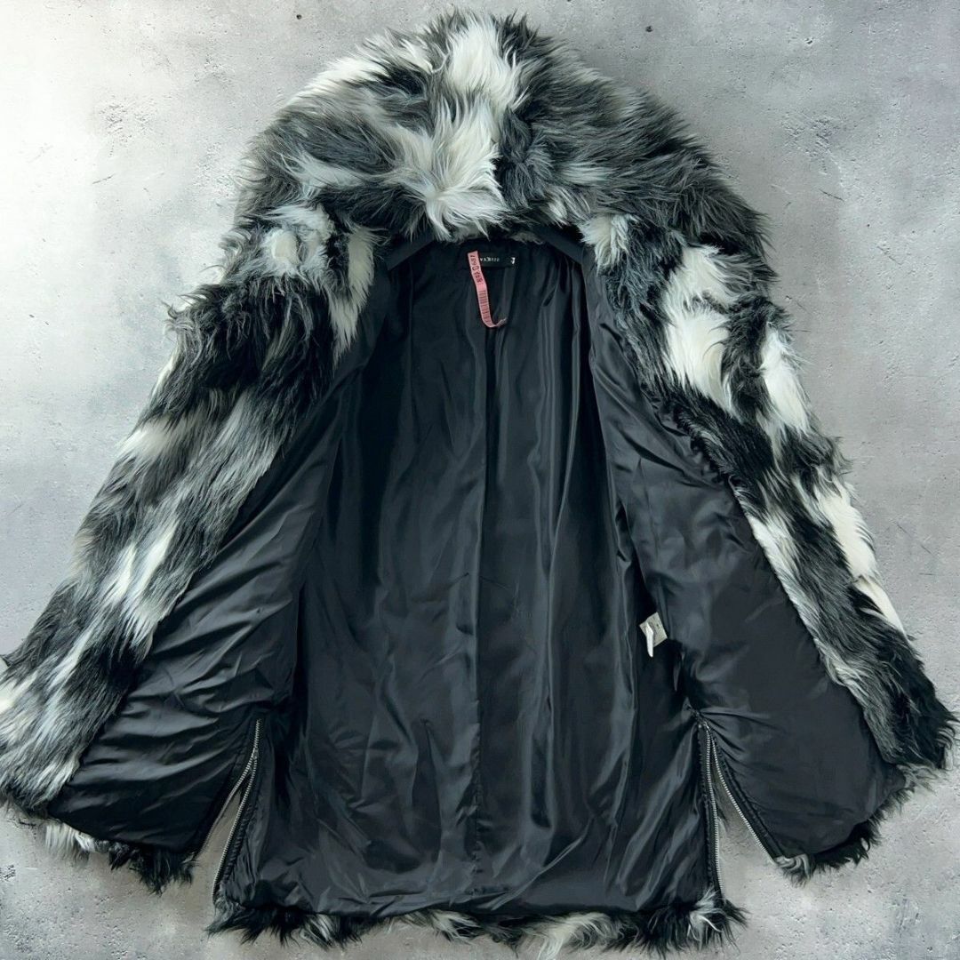 CIVARIZE - CIVARIZE ファー パーカー ジャケット ブルゾン 白 CIVARIZE - CIVARIZE ファー パーカー ジャケット ブルゾン 白