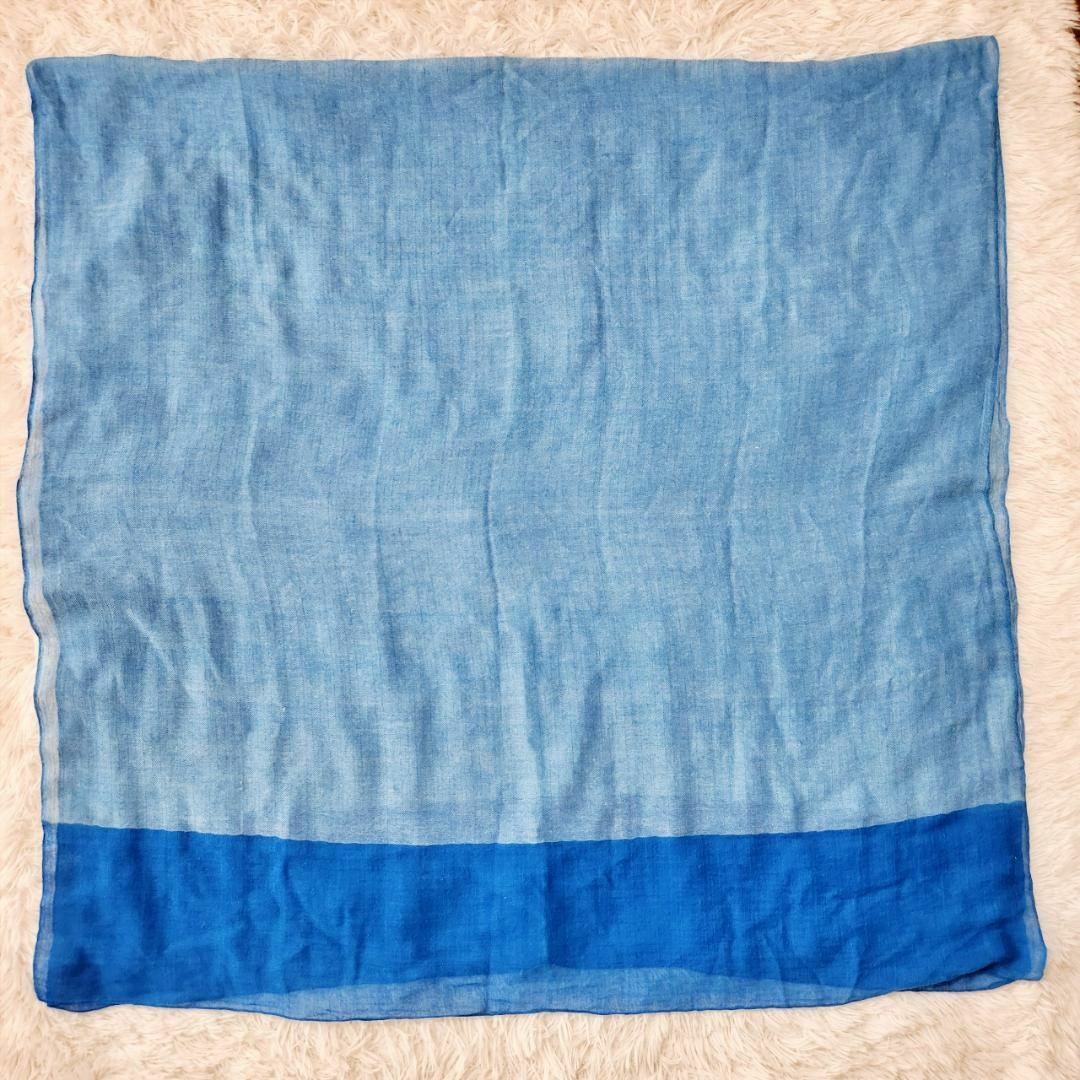 鑑定済】エルメス ストール バイカラー カシミヤシルク ロゴ 100×200 鑑定済】エルメス ストール バイカラー カシミヤシルク ロゴ 100×200