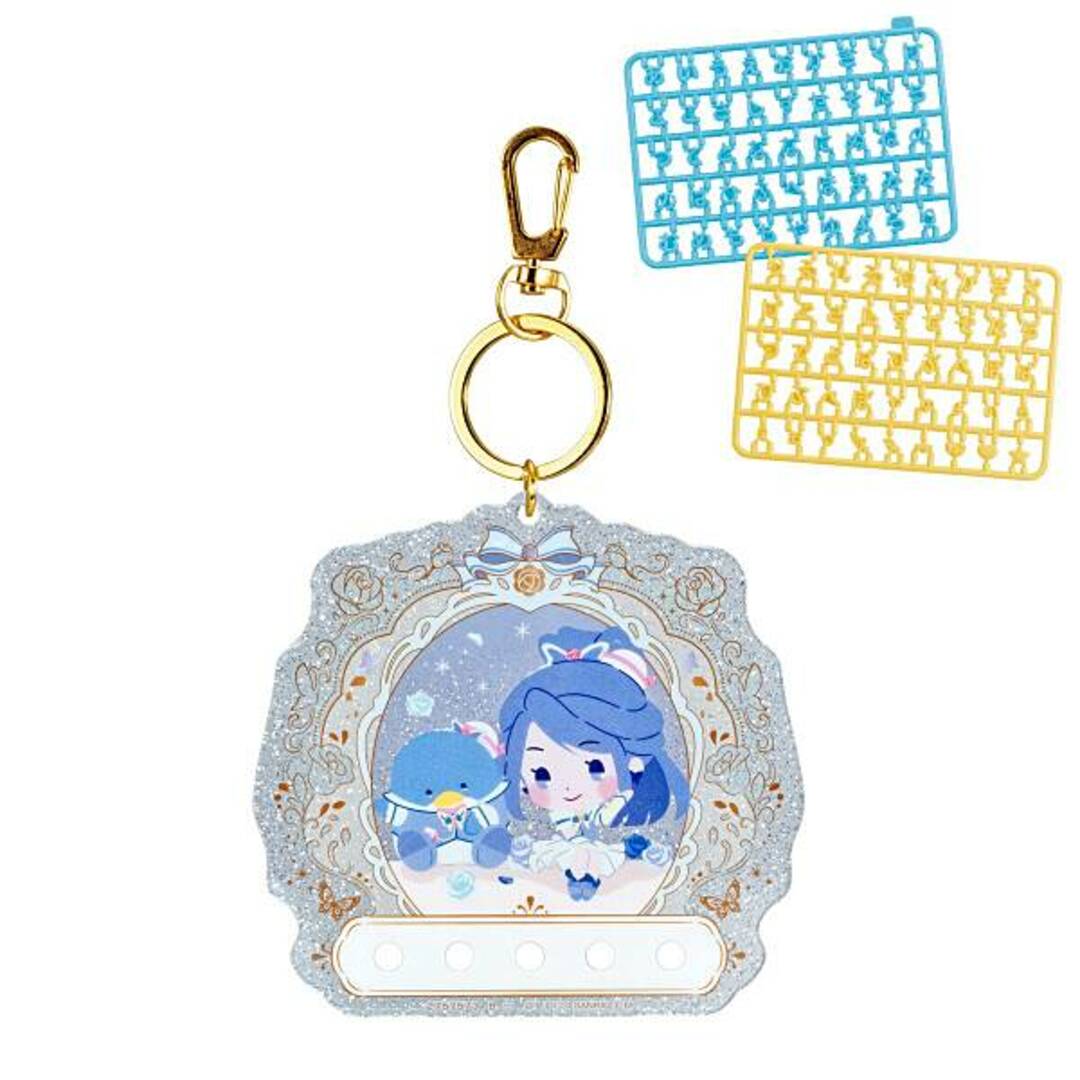 【キュアアクア×タキシードサム】Yes! プリキュア5GoGo!× サンリオキャラクターズ パチパチデコネーム エンタメ/ホビーのアニメグッズ(その他)の商品写真