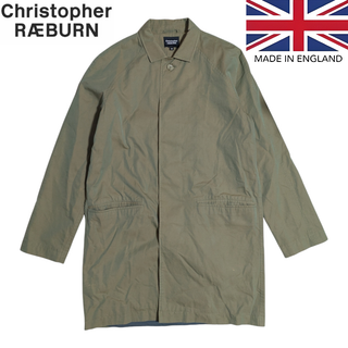 ユナイテッドアローズ(UNITED ARROWS)のChristopher RAEBURN オリーブ UK製 ステンカラーコート(ステンカラーコート)