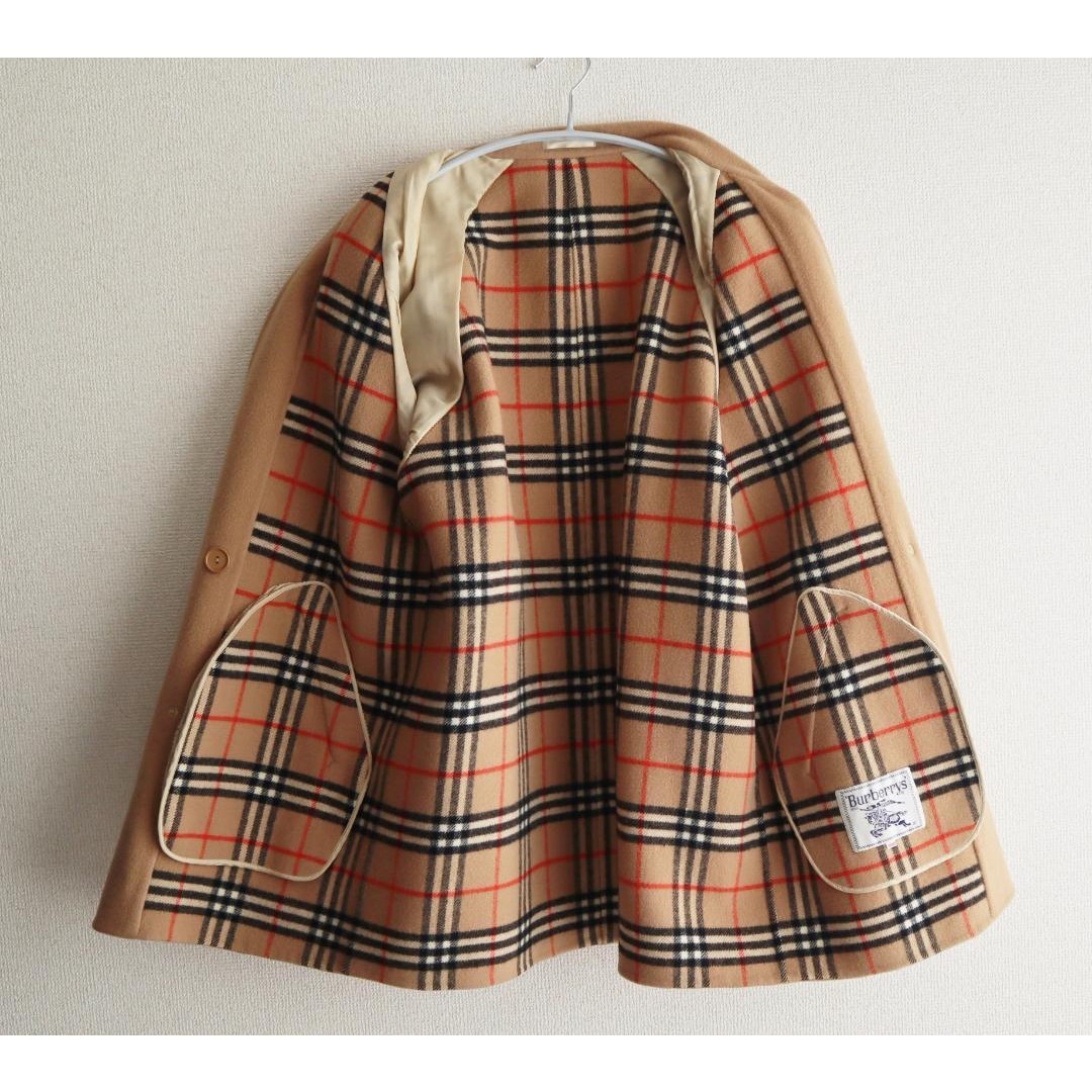 専用【美品】バーバリー ウールコート ノバチェック くるみ