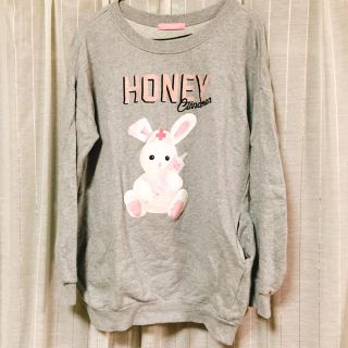 ハニーシナモン(Honey Cinnamon)のHoney Cinnamon ハニーシナモン パーカーワンピ(ミニワンピース)