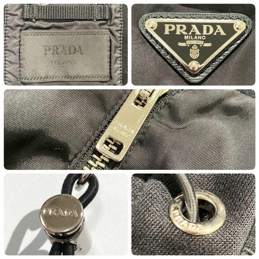 PRADA - 【美品】PRADA ジップアップパーカー ブラック PRADA - 【美品】PRADA ジップアップパーカー ブラック