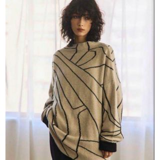 アメリヴィンテージ(Ameri VINTAGE)のolne nue JQ pattern knit tops(ニット/セーター)