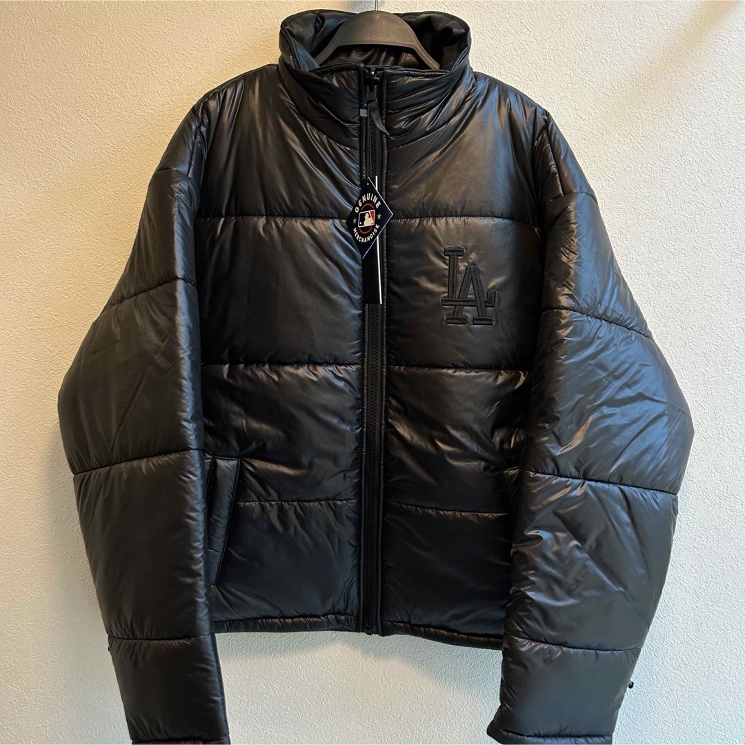 MLB - 【L】MLB ドジャース リバーシブル中綿&レザージャケット MLB - 【L】MLB ドジャース リバーシブル中綿&レザージャケット