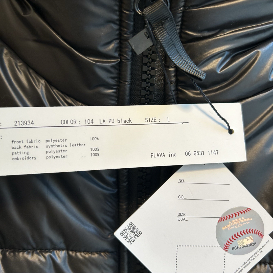 MLB - 【L】MLB ドジャース リバーシブル中綿&レザージャケット MLB - 【L】MLB ドジャース リバーシブル中綿&レザージャケット