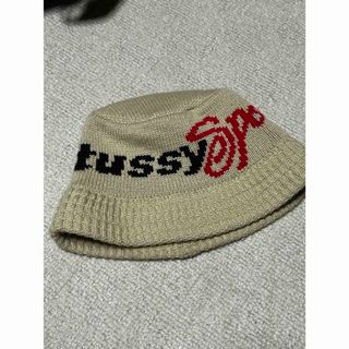 STUSSY - Stussy クラッシャーハット waves knit bucket hatの STUSSY - Stussy クラッシャーハット waves knit bucket hatの