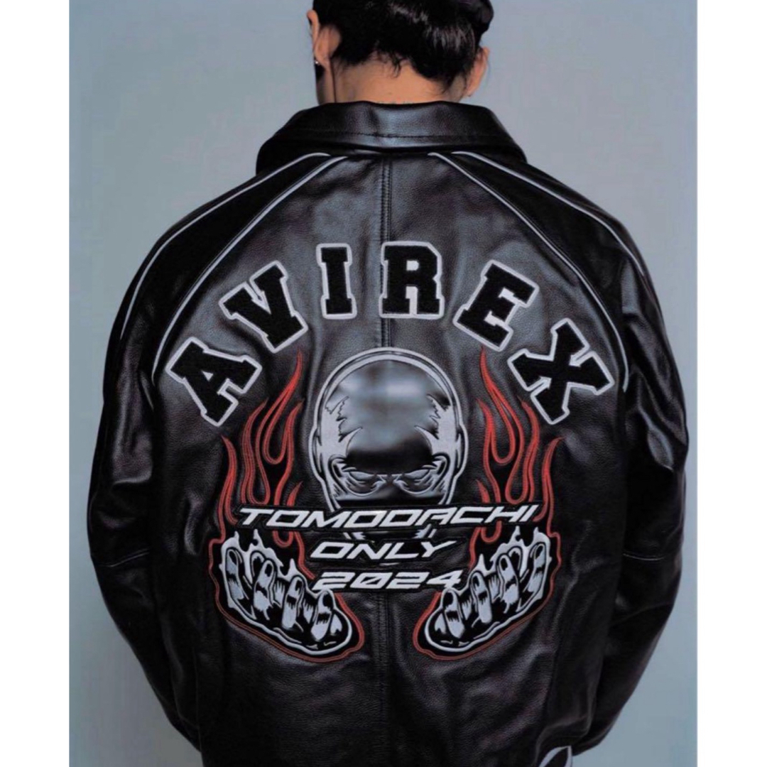 AVIREX - 新品未使用品AVIREX X OMG Varsity Jacket size Lの AVIREX - 新品未使用品AVIREX X OMG Varsity Jacket size Lの