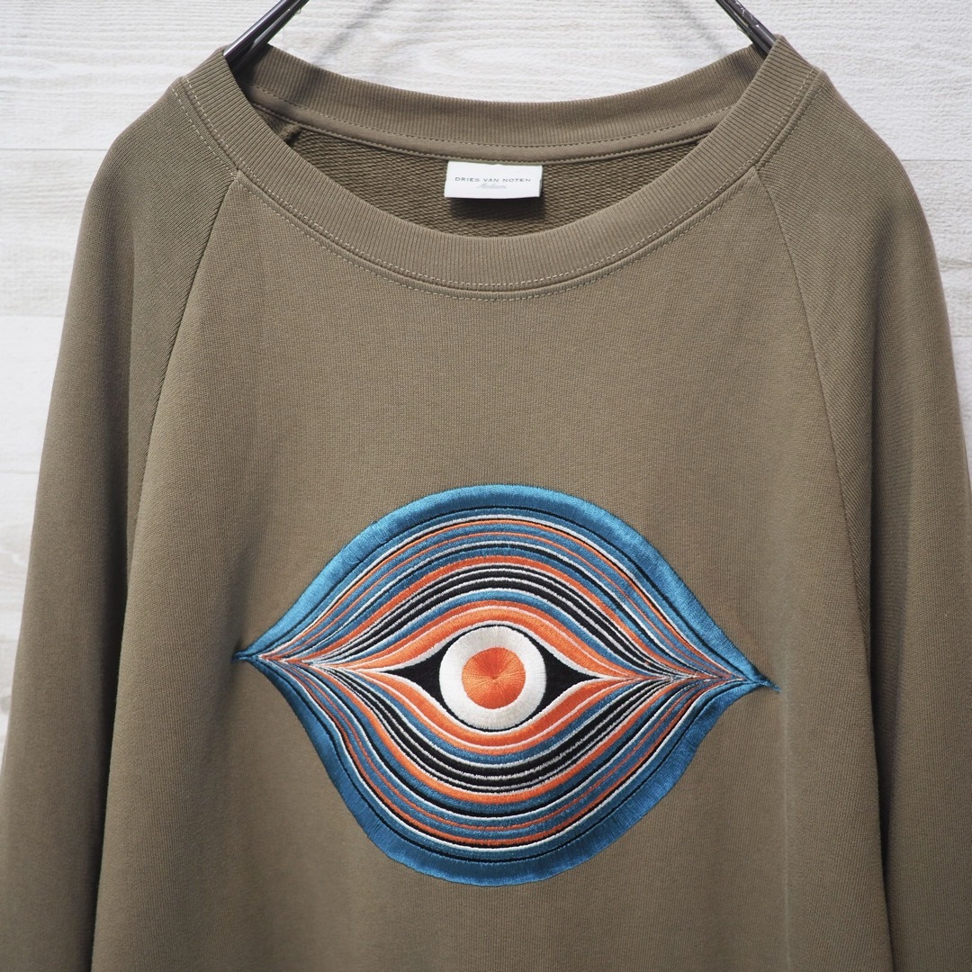 DRIES VAN NOTEN - DRIES VAN NOTEN 18AW Eye Crew Sweat-Mの DRIES VAN NOTEN - DRIES VAN NOTEN 18AW Eye Crew Sweat-Mの