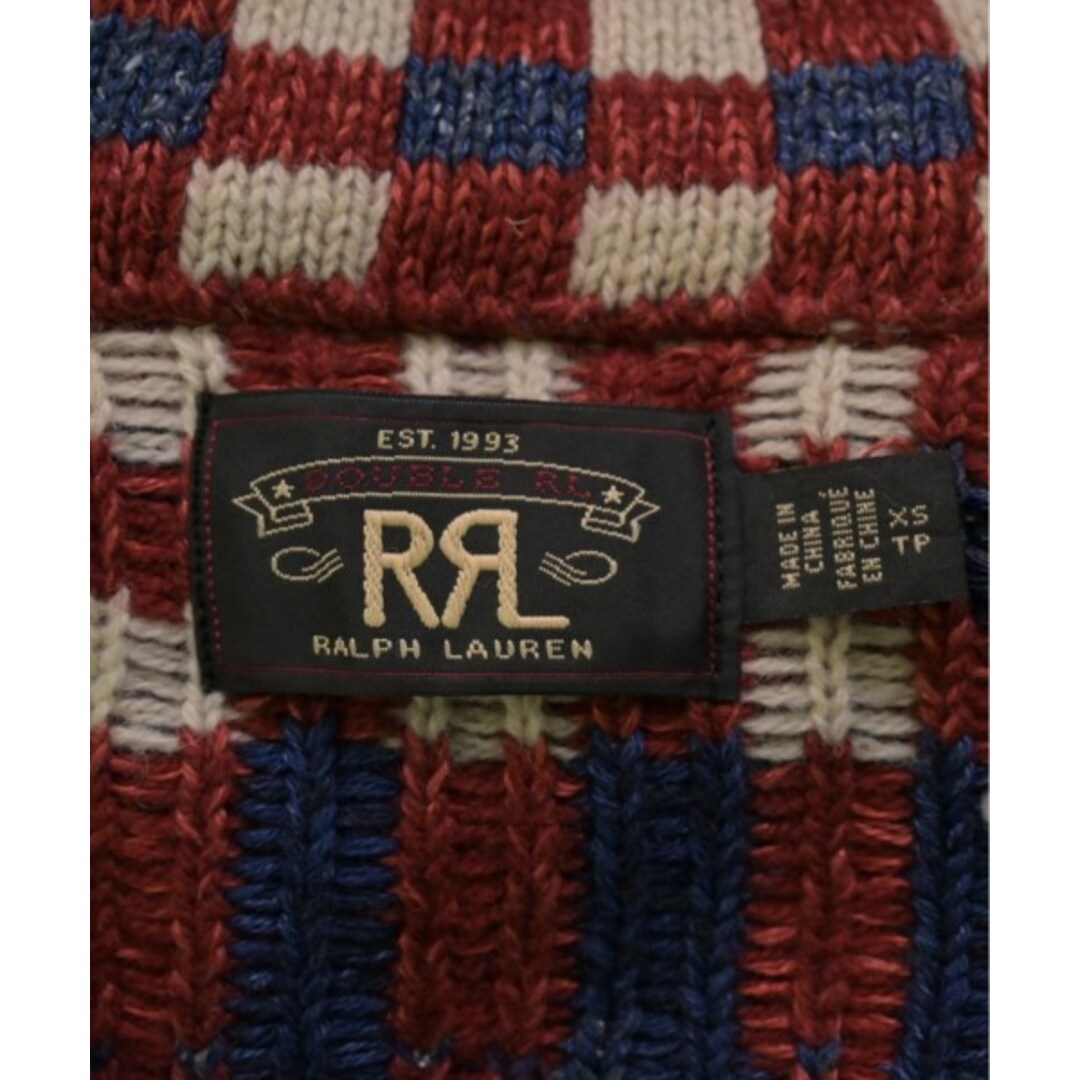 RRL - RRL ダブルアールエル カーディガン XS 青x赤x水色 RRL - RRL ダブルアールエル カーディガン XS 青x赤x水色