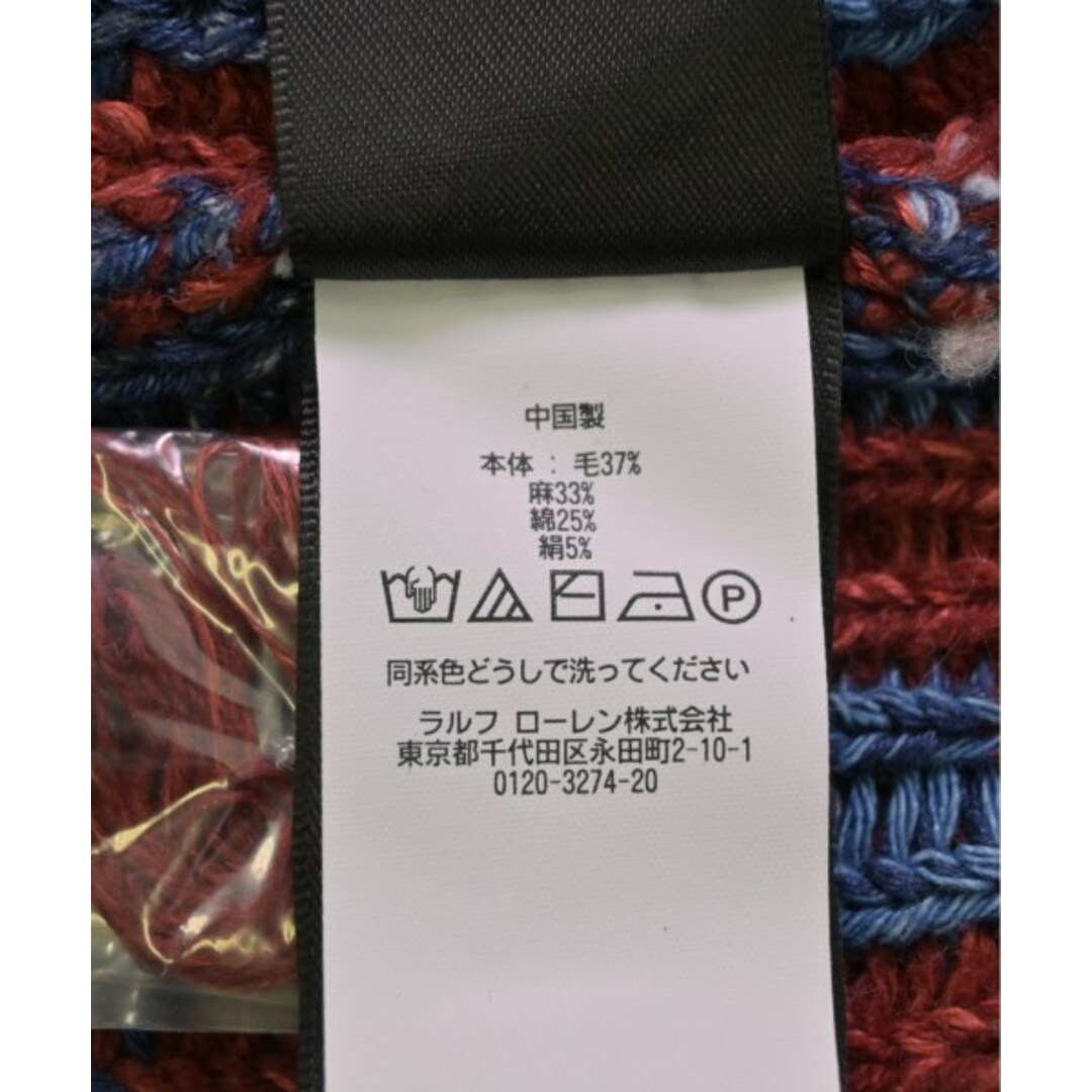 RRL - RRL ダブルアールエル カーディガン XS 青x赤x水色 RRL - RRL ダブルアールエル カーディガン XS 青x赤x水色