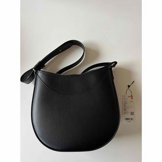 ユニクロ(UNIQLO)のレザータッチワンハンドルバッグ　09 BLACK(ショルダーバッグ)