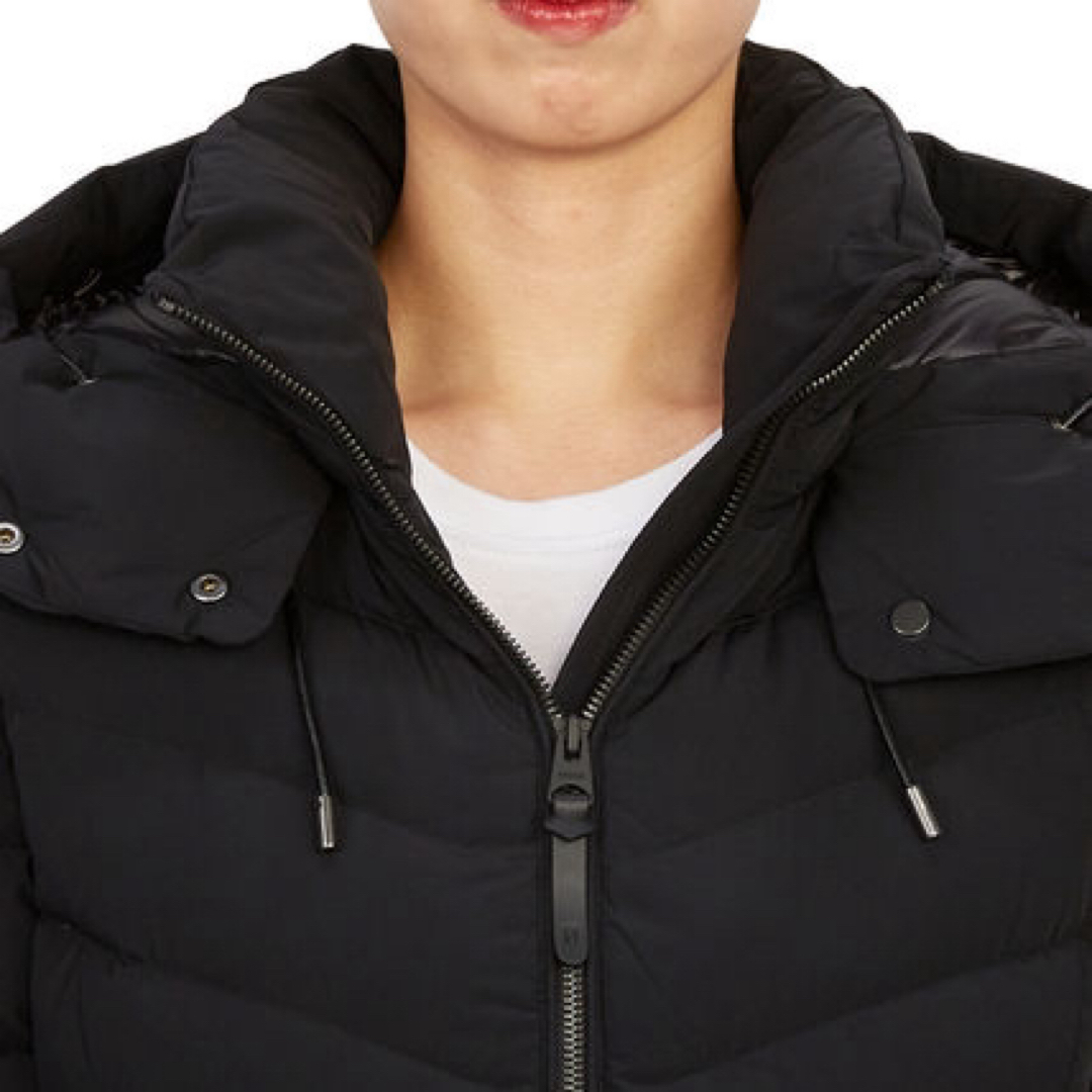 新品未使用】マッカージュ ダウンCAMEA STR Black XS 新品未使用】マッカージュ ダウンCAMEA STR Black XS