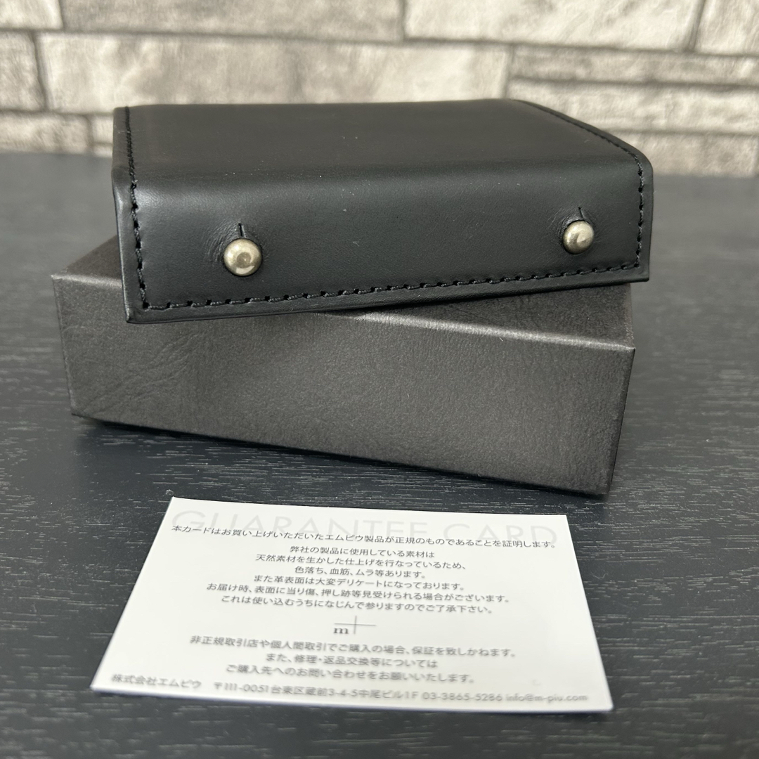 新品未使用】エムピウ ミッレフォッリエ2 P25 ブラック 新品未使用】エムピウ ミッレフォッリエ2 P25 ブラック