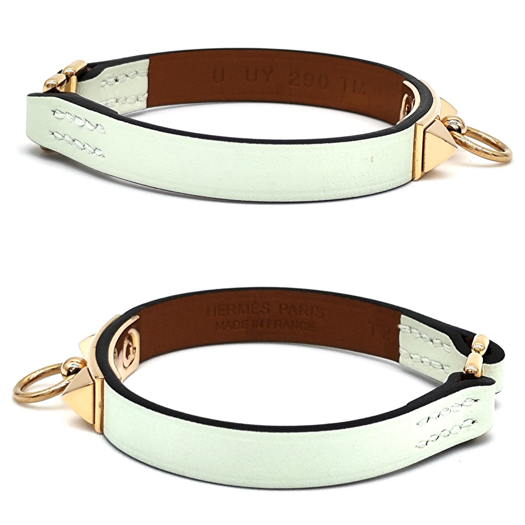 HERMES - エルメス レザーブレスレット リヴァル・ミニ T2 ナタ HERMES - エルメス レザーブレスレット リヴァル・ミニ T2 ナタ