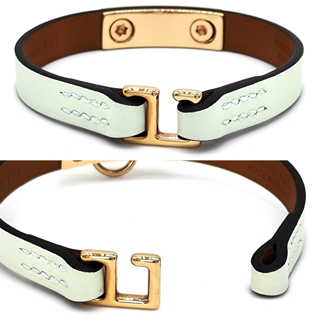 HERMES - エルメス レザーブレスレット リヴァル・ミニ T2 ナタ HERMES - エルメス レザーブレスレット リヴァル・ミニ T2 ナタ