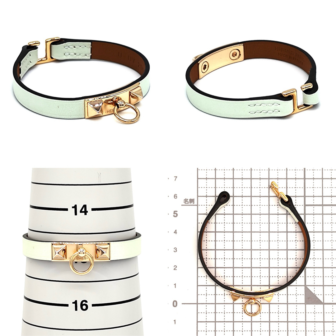 HERMES - エルメス レザーブレスレット リヴァル・ミニ T2 ナタ HERMES - エルメス レザーブレスレット リヴァル・ミニ T2 ナタ