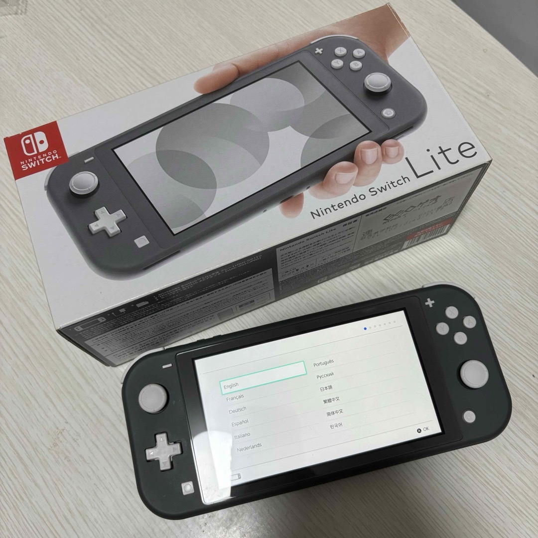 Nintendo Switch Lite グレー 箱・おまけ付き Nintendo Switch Lite グレー 箱・おまけ付き