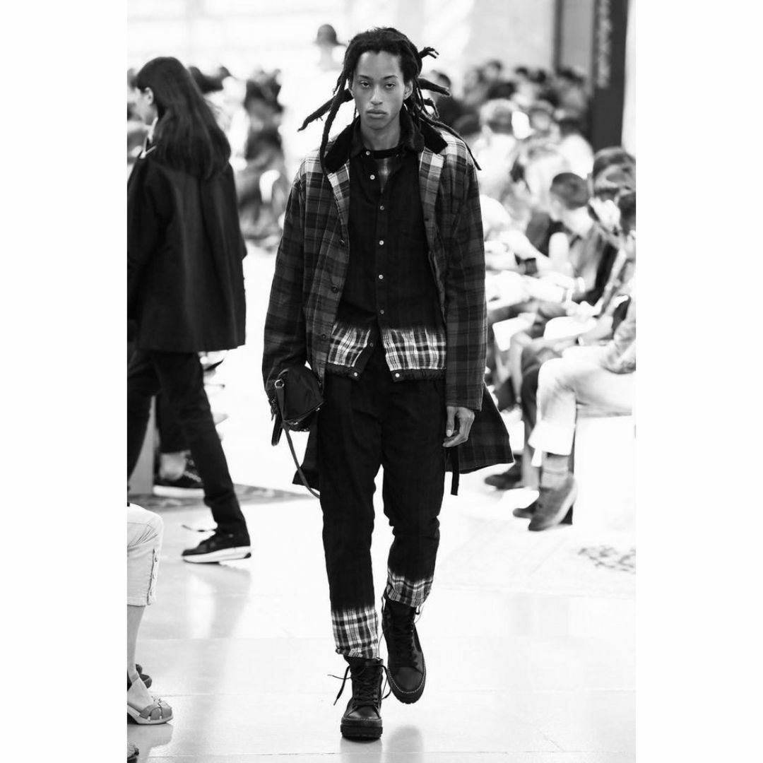 sacai - 名作 sacai サカイ 20ss グラデーション チェック sacai - 名作 sacai サカイ 20ss グラデーション チェック