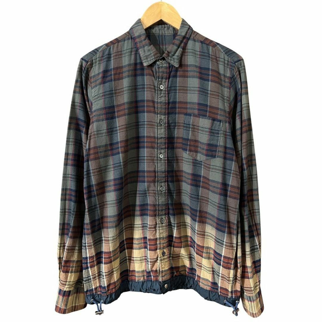 sacai - 名作 sacai サカイ 20ss グラデーション チェック sacai - 名作 sacai サカイ 20ss グラデーション チェック