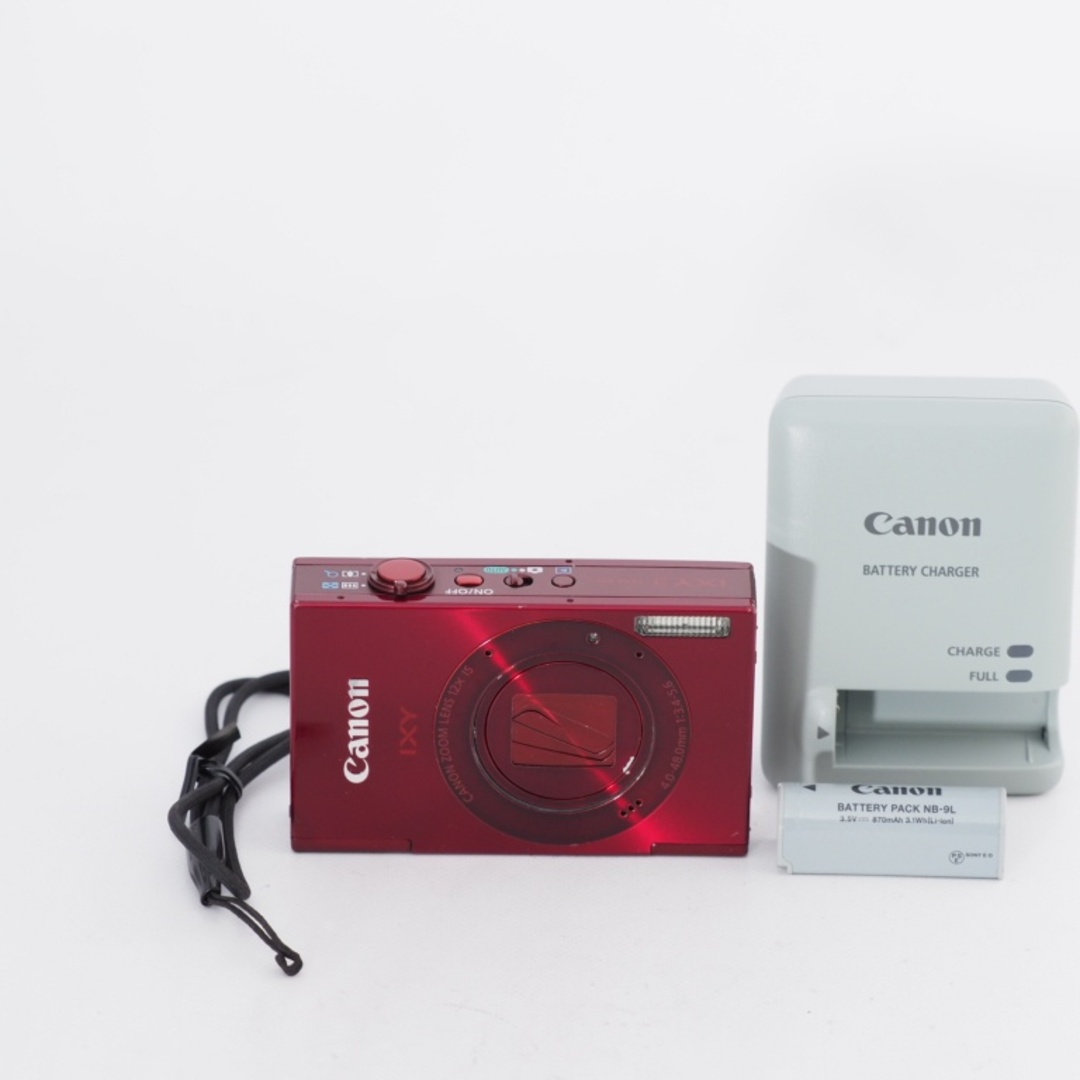 Canon IXY 3 コンパクトデジタルカメラ　レッド Amazon | Canon デジタルカメラ IXY 3 約1010万画素 光学12倍