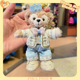 ディズニー(Disney)の【リピ☆正規品】ダッフィー　バースデー　ぬいぐるみキーチェーン　上海ディズニー(キャラクターグッズ)