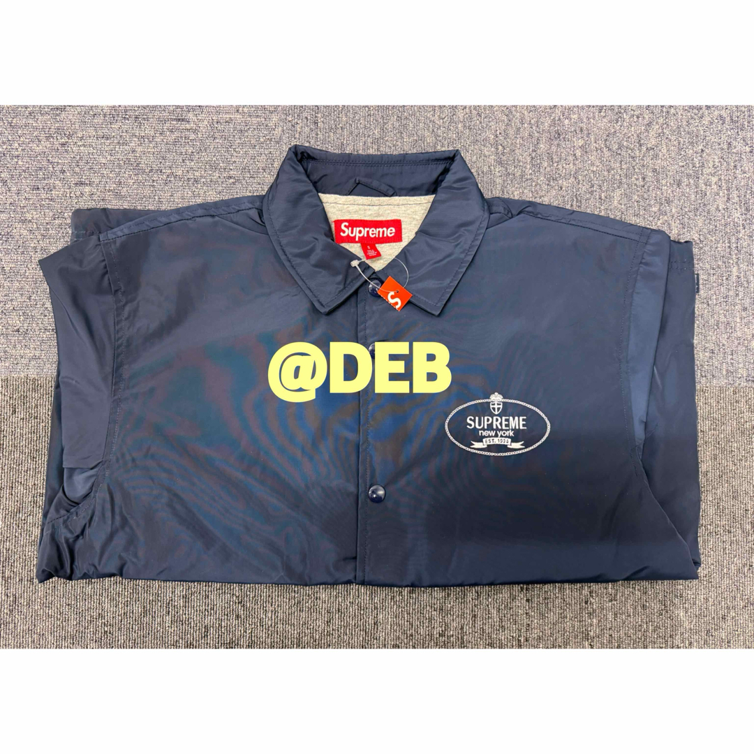 Supreme - Supreme Crest Coaches Jacket Navy Sサイズの通販 by Supreme - Supreme Crest Coaches Jacket Navy Sサイズの通販 by