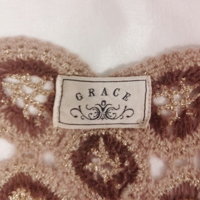 GRACE CONTINENTAL(グレースコンチネンタル)のGRACE かぎ編みベスト レディースのトップス(ベスト/ジレ)の商品写真